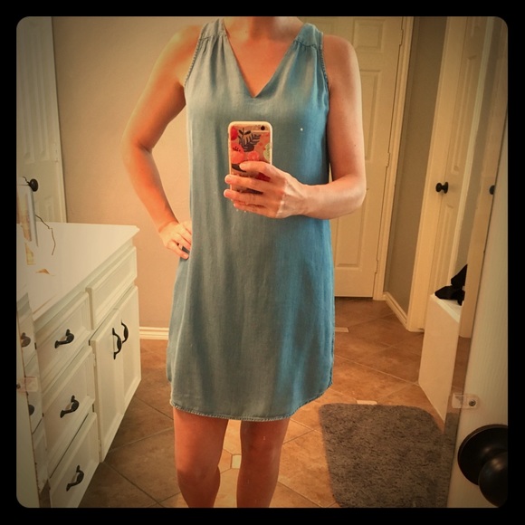 Chambray Dress - Picture 1 of 4